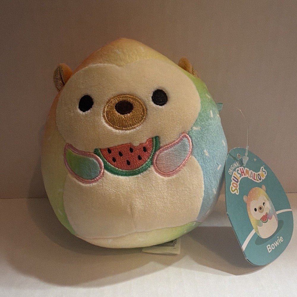 Kellytoy Squishmallows "Bowie" Otter Mini Plush Multicolor With Tags 2023